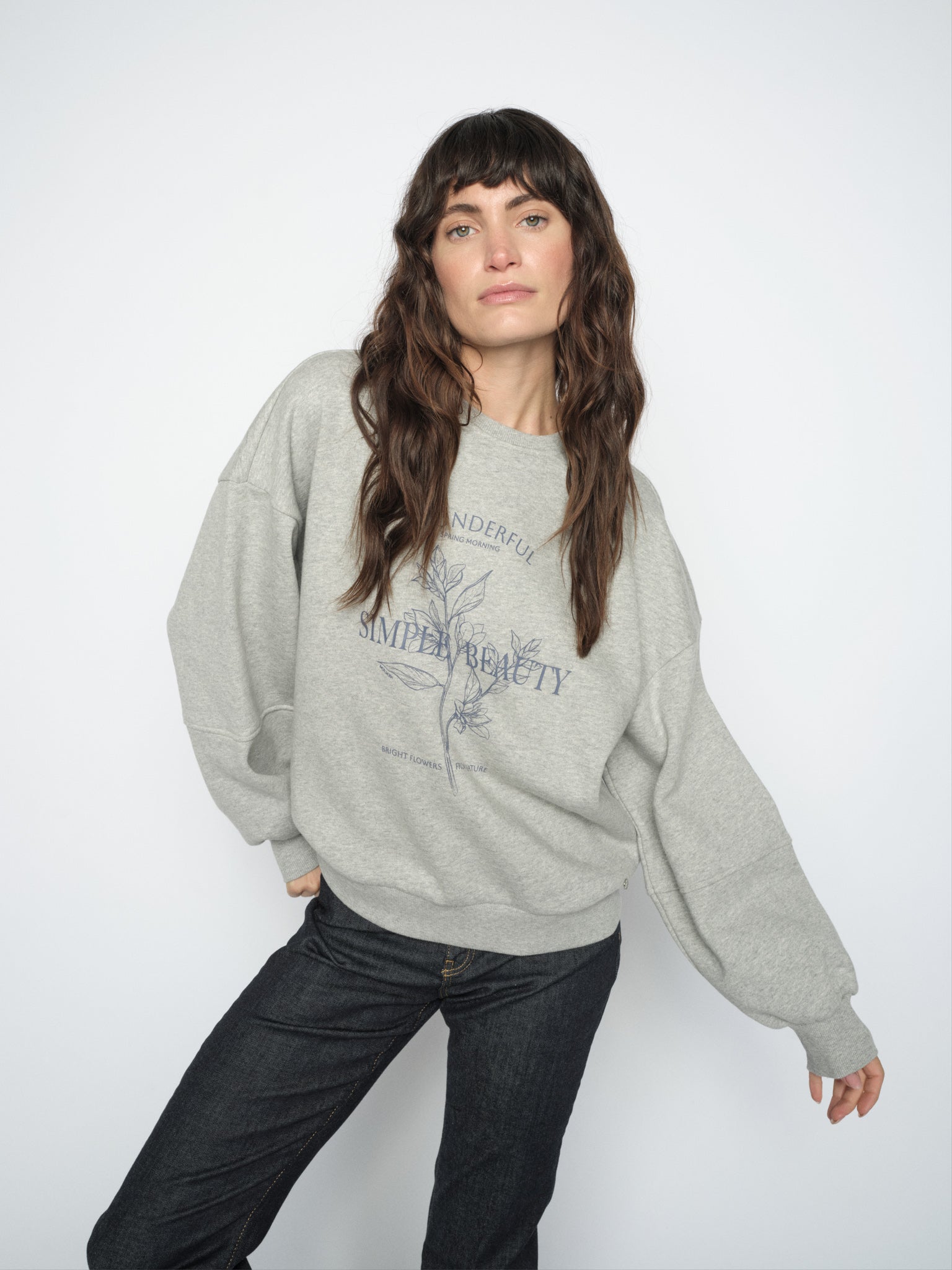 Modelshot / Light Grey Melange / Detail